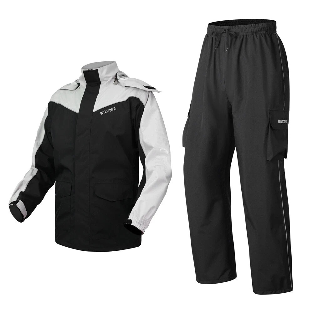 Cycling Best Motorcycle Raincoat - Waterproof, Unisex Rainwear Set