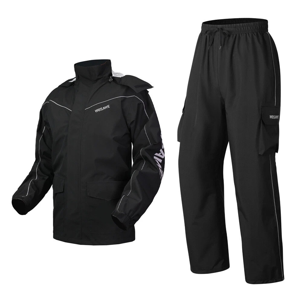 Cycling Best Motorcycle Raincoat - Waterproof, Unisex Rainwear Set