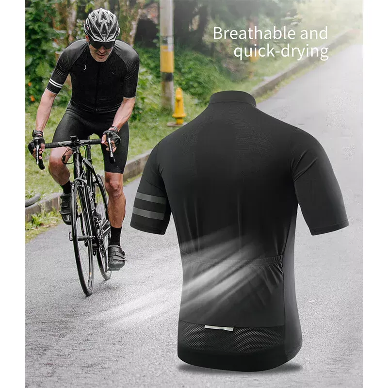 Cycling Best Men's Quick-Dry Cycling Jersey & Padded Shorts Set