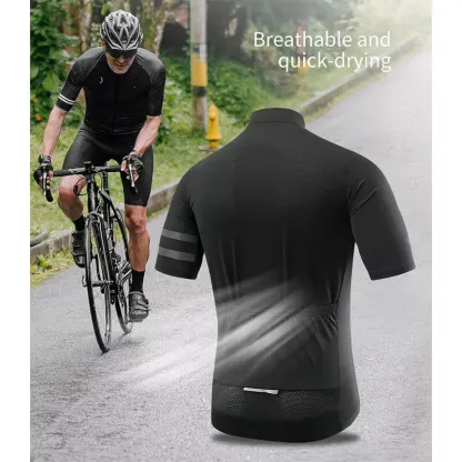 Cycling Best Men's Quick-Dry Cycling Jersey & Padded Shorts Set