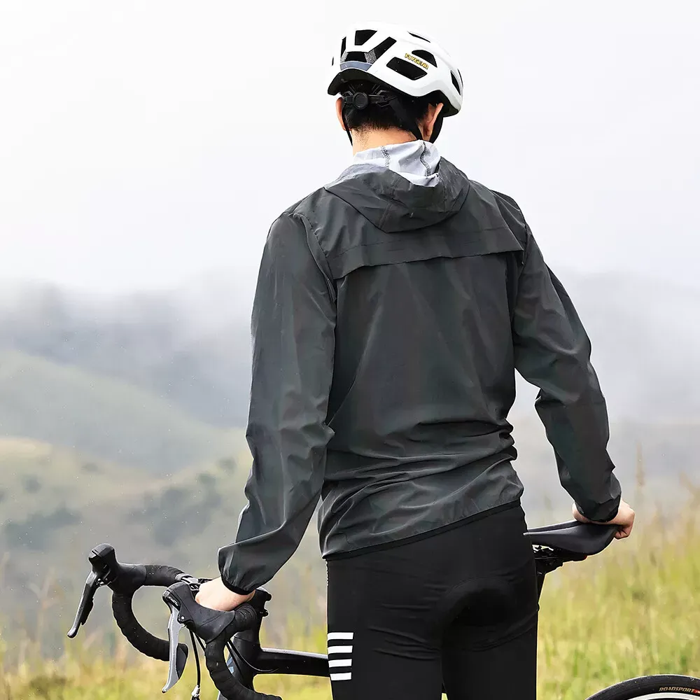 Cycling Best Reflective Windproof Jacket - Unisex Hooded Cycling Gear
