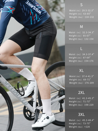 YearPeak Cycling Shorts with Pockets - Bike Short Pants