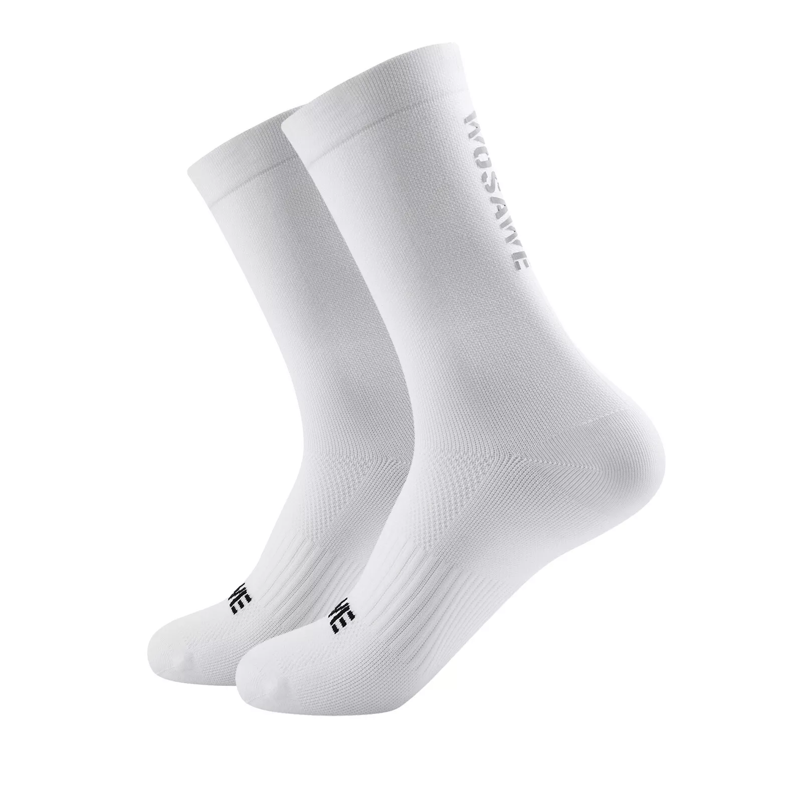 Cycling Best Breathable Crew Bike Socks - Cushioned, Unisex 2-Pack