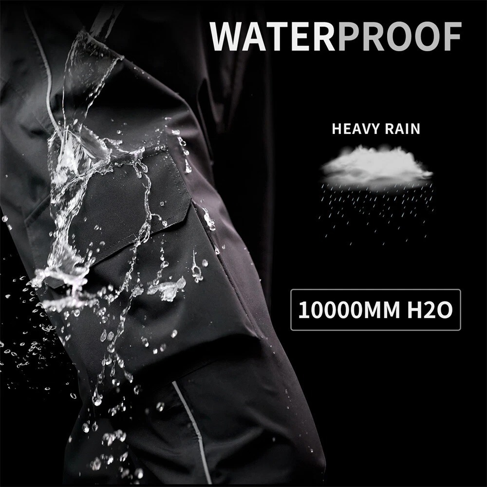 Cycling Best Motorcycle Raincoat - Waterproof, Unisex Rainwear Set