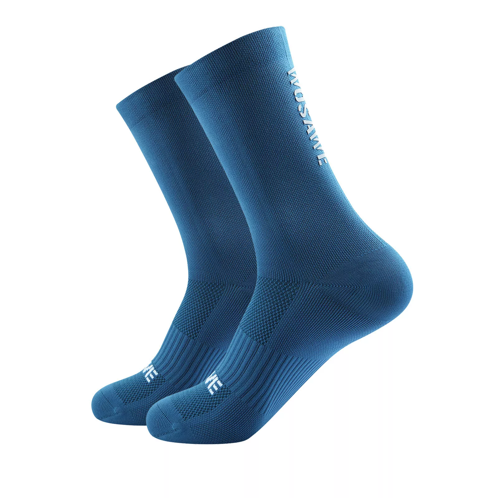 Cycling Best Breathable Crew Bike Socks - Cushioned, Unisex 2-Pack