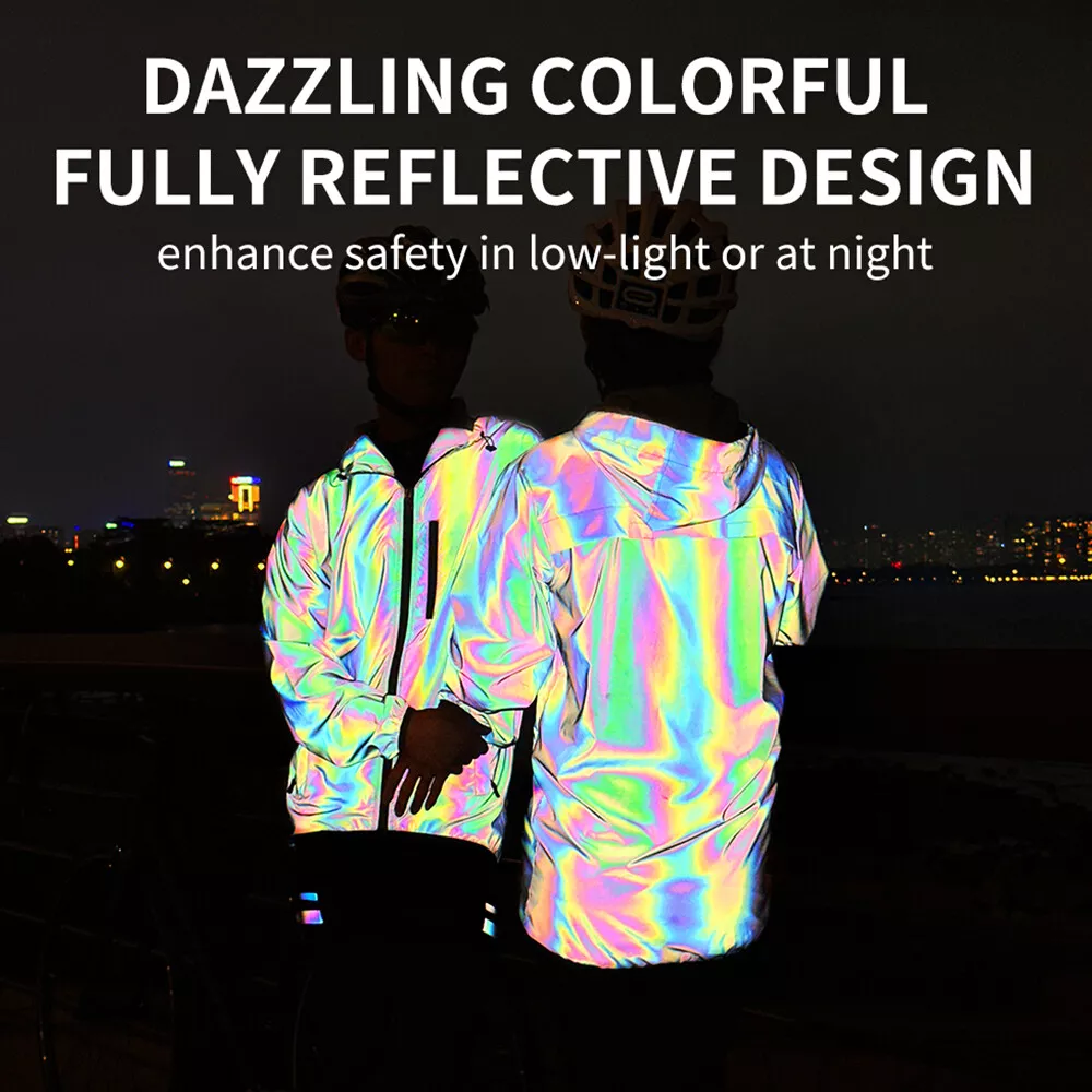 Cycling Best Reflective Windproof Jacket - Unisex Hooded Cycling Gear