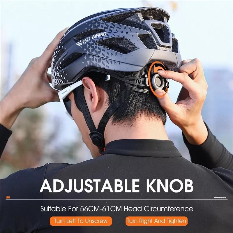 Cycling Best Magnetic Goggles Bike Helmet with LED Light Cycling Gear