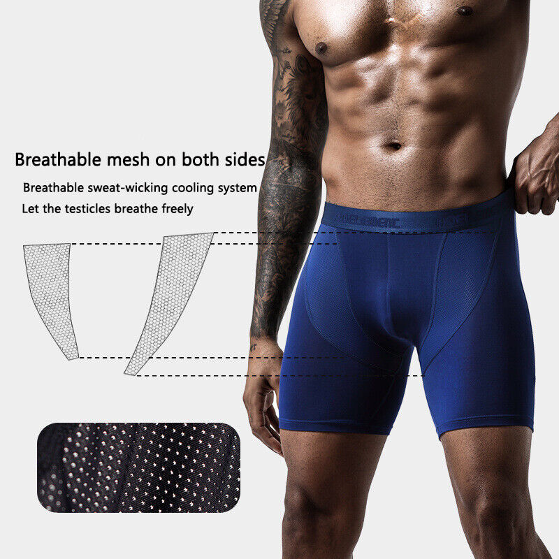 Cycling Best Men's Anti-Chafing Bike Underwear - Moisture-Wicking Sport Shorts