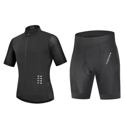 Cycling Best Men's Breathable Jersey & Padded Shorts Set - Summer Cycling Gear