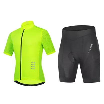 Cycling Best Men's Breathable Jersey & Padded Shorts Set - Summer Cycling Gear