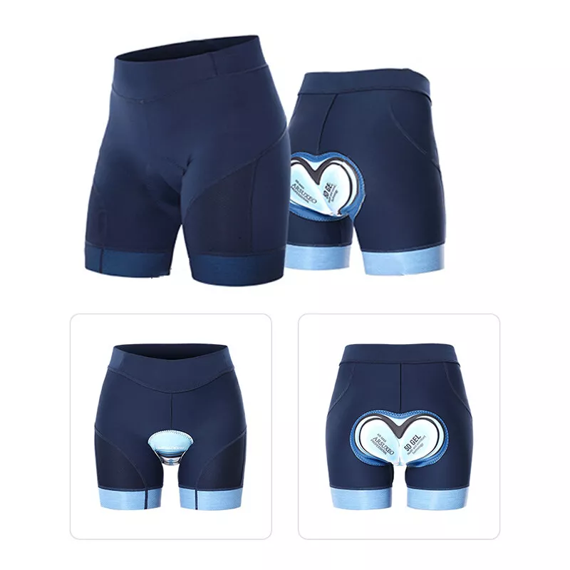  Cycling Best Women's 5D Gel Bike Shorts - Anti-Chafing, Compression Fit