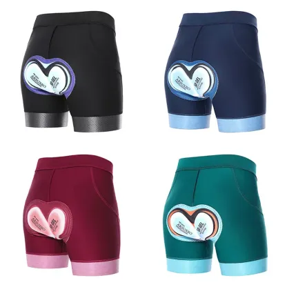  Cycling Best Women's 5D Gel Bike Shorts - Anti-Chafing, Compression Fit