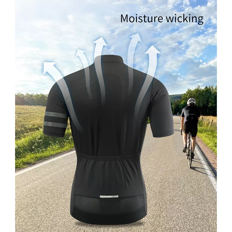 Cycling Best Men's Quick-Dry Cycling Jersey & Padded Shorts Set
