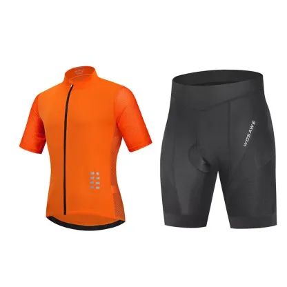 Cycling Best Men's Breathable Jersey & Padded Shorts Set - Summer Cycling Gear