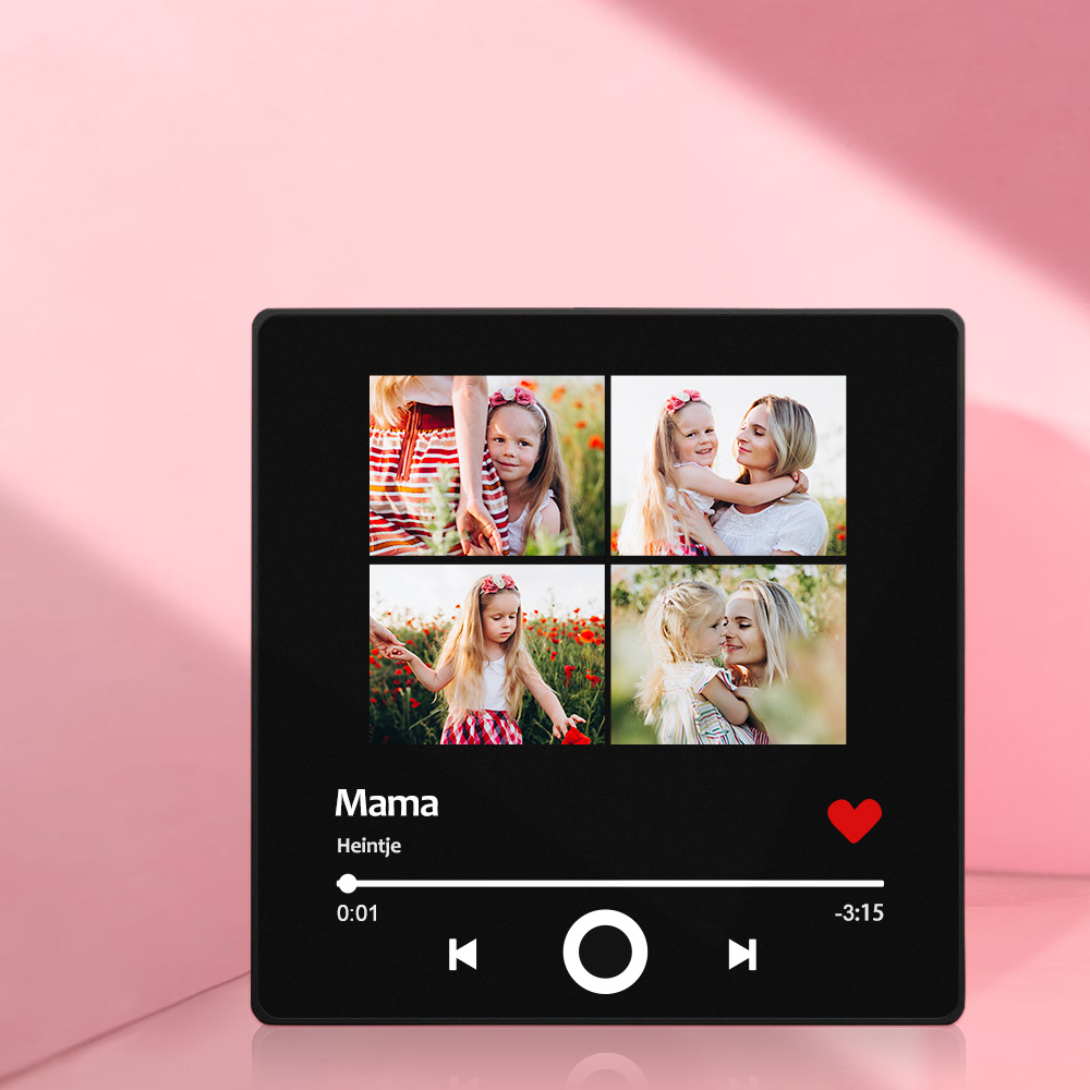 Individueller Musikmagnet Zum Muttertag Mit Fotos Und Lieblingslied Für Die Beste Mutter