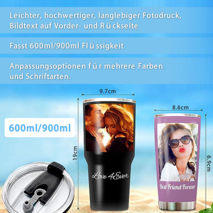 Personalisierte Foto Becher Tumbler Reisebecher Mit Bildern Von Katzen Hunden