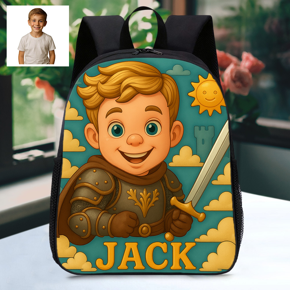 Personalisierter Kinder Rucksack Mit Cartoon Bild Und Name Einzigartiger Weltraum Abenteuer Schulranzen Für Kinder