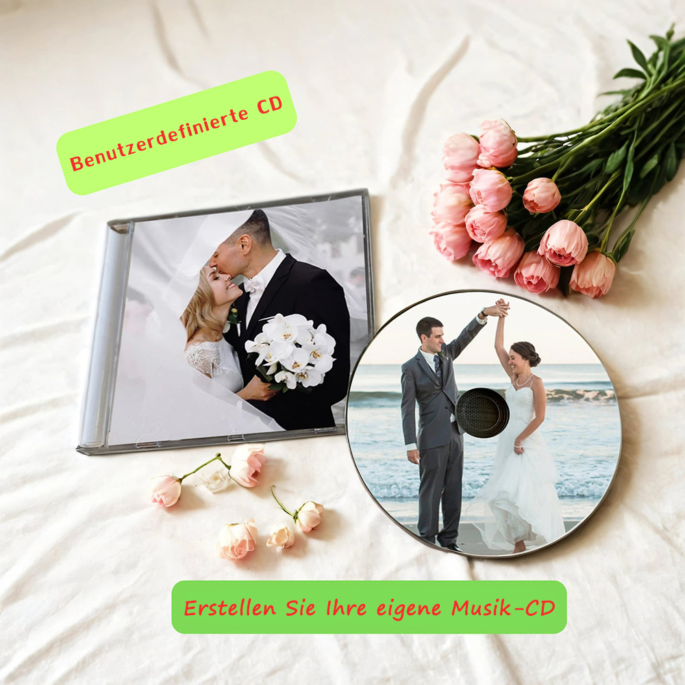 Personalisierte Foto CD Für Paare Mit Liebesliedern Und Playlist Geschenk Zum Valentinstag Oder Jahrestag