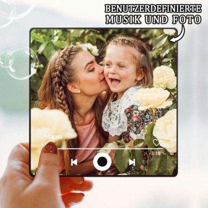 Individueller Musikmagnet Zum Muttertag Mit Fotos Und Lieblingslied Für Die Beste Mutter