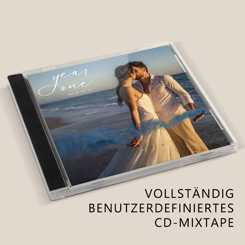 Personalisierte Foto CD Für Paare Mit Liebesliedern Und Playlist Geschenk Zum Valentinstag Oder Jahrestag