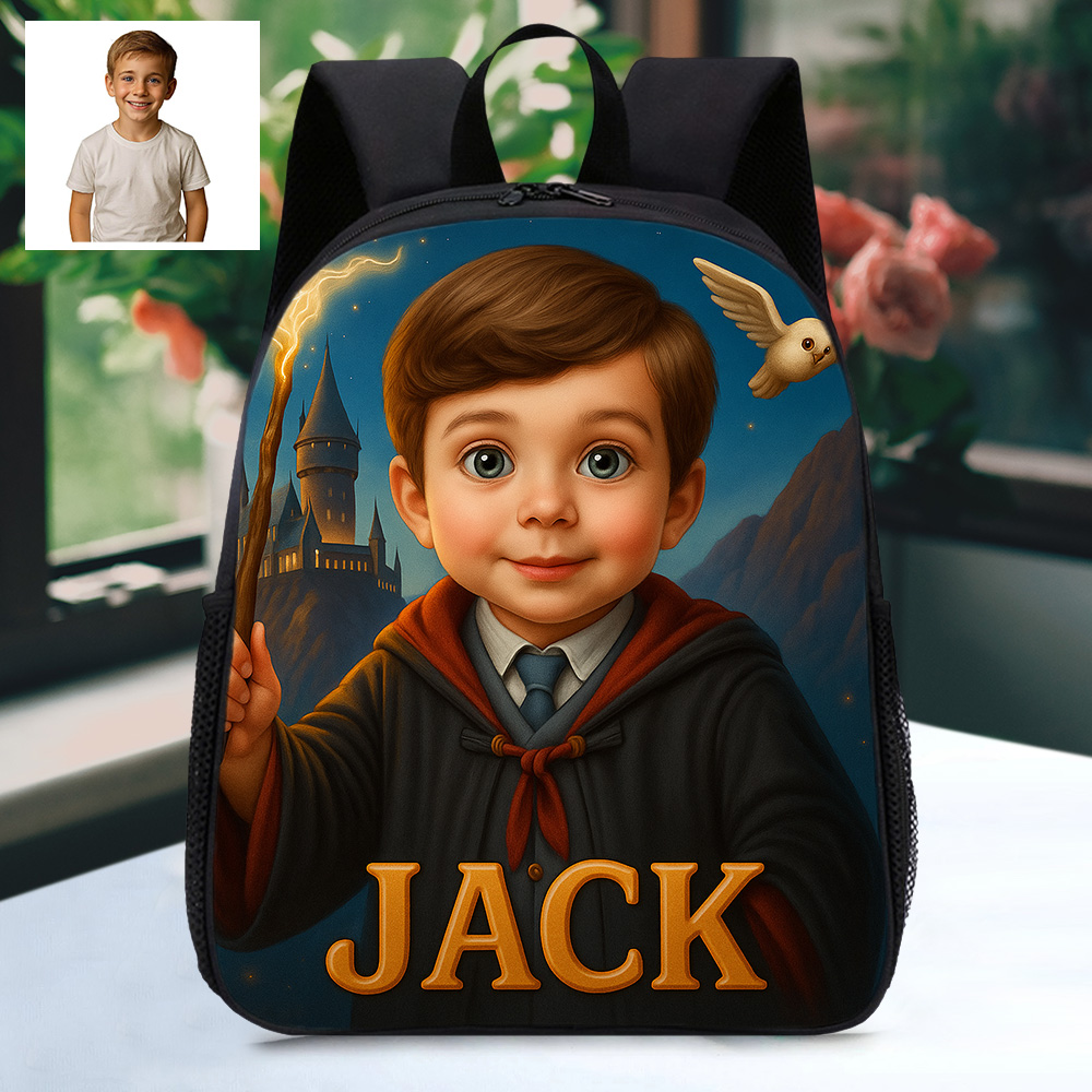 Personalisierter Kinder Rucksack Mit Cartoon Bild Und Name Einzigartiger Weltraum Abenteuer Schulranzen Für Kinder