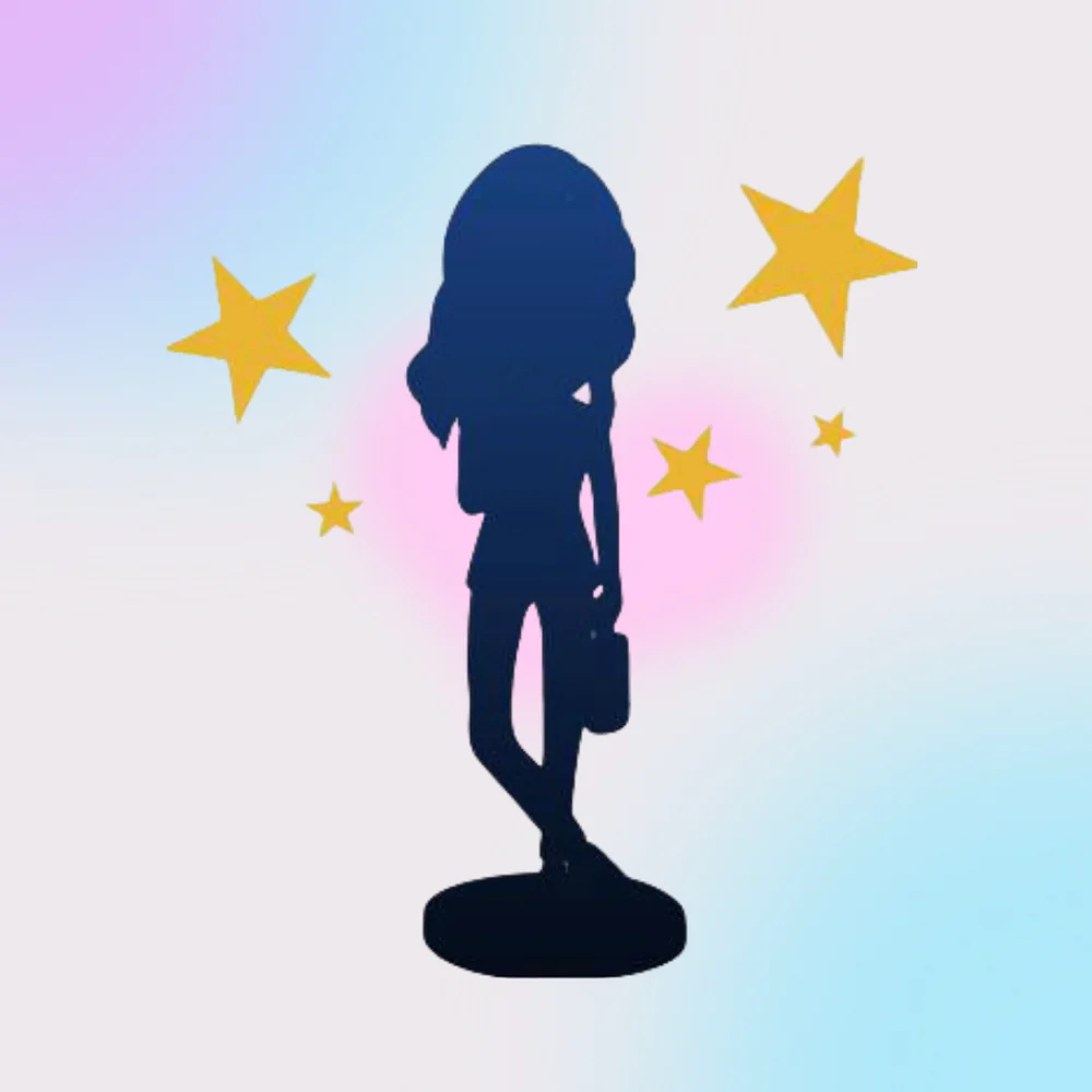 Vollständig Anpassbarer Wackelkopf Frau 1 Person Mit Graviertem Text