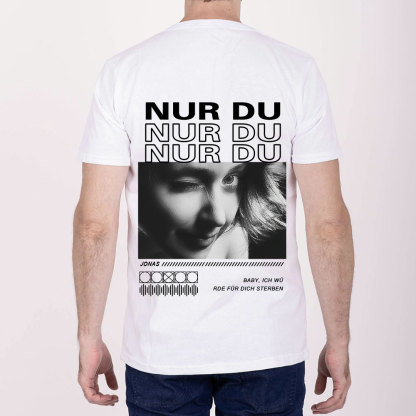 Personalisiertes Collage Foto TShirt Geschenk Für Freundin Oder Freund