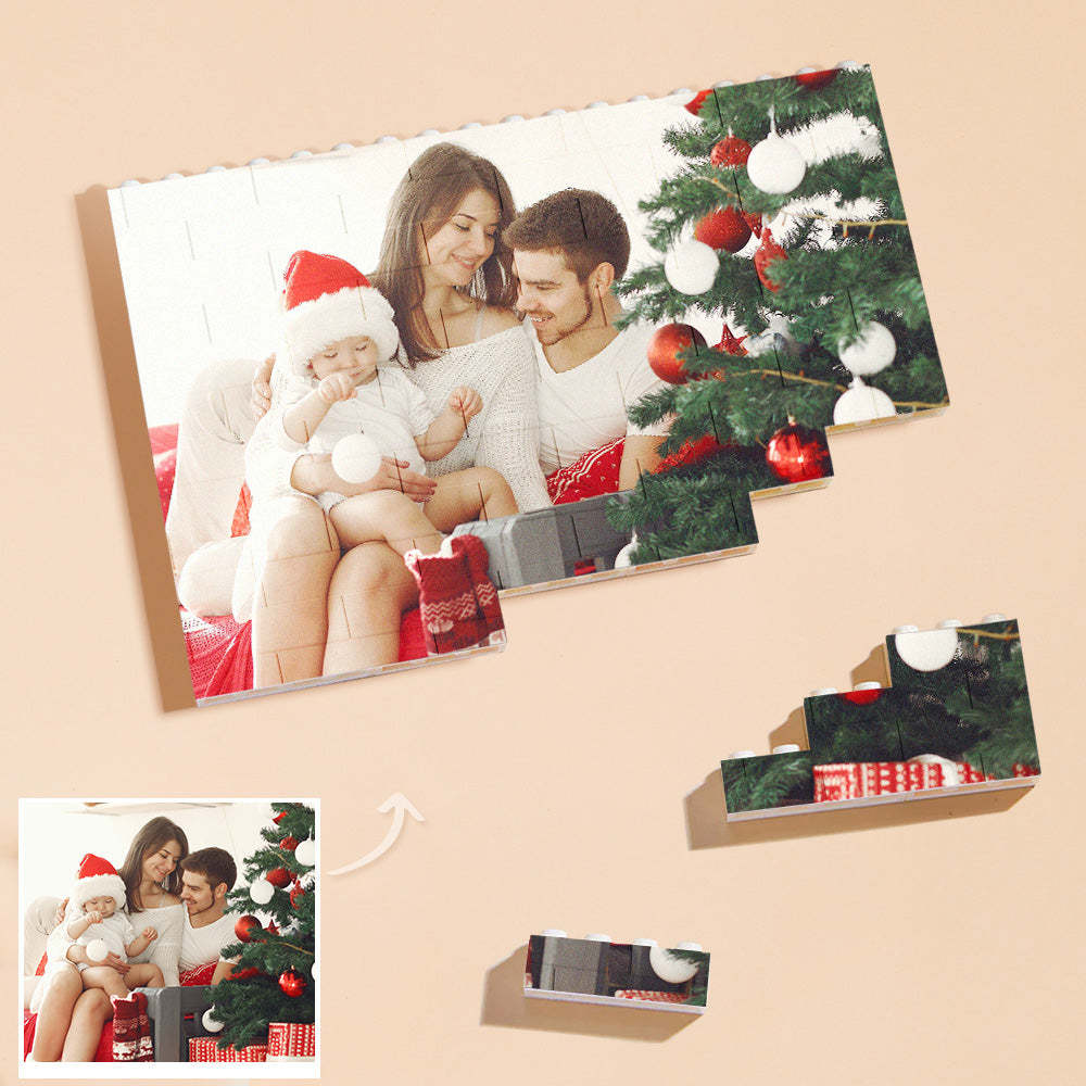 Personalisierter Baustein Fotoblock Puzzle Herz Foto Baustein Geschenk zum Jubiläum