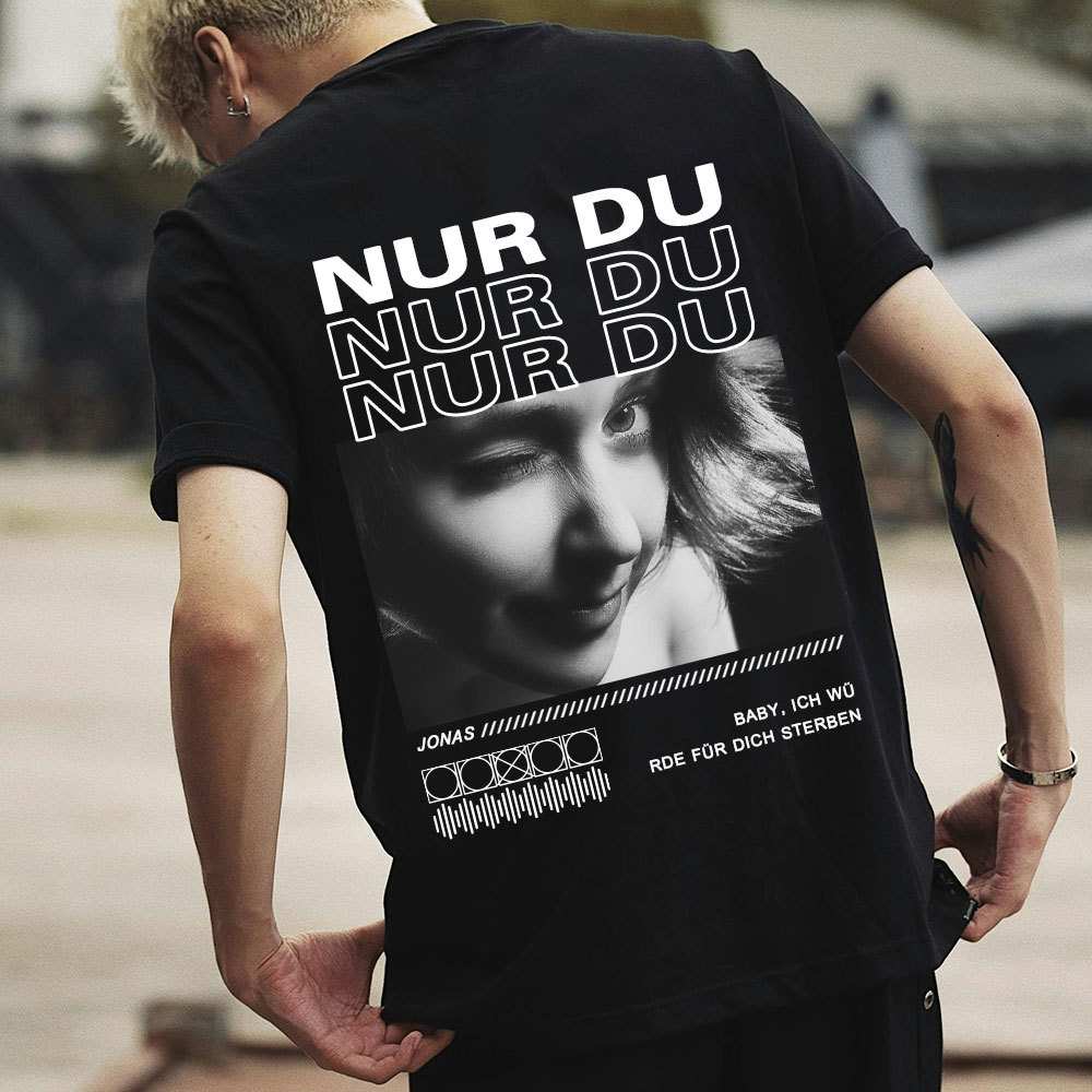 Personalisiertes Collage Foto TShirt Geschenk Für Freundin Oder Freund