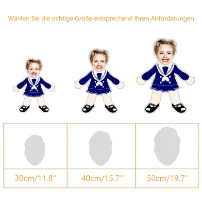 MiniMe Kissen Personalisierbares Foto Kuschelkissen mit eigenem Gesicht