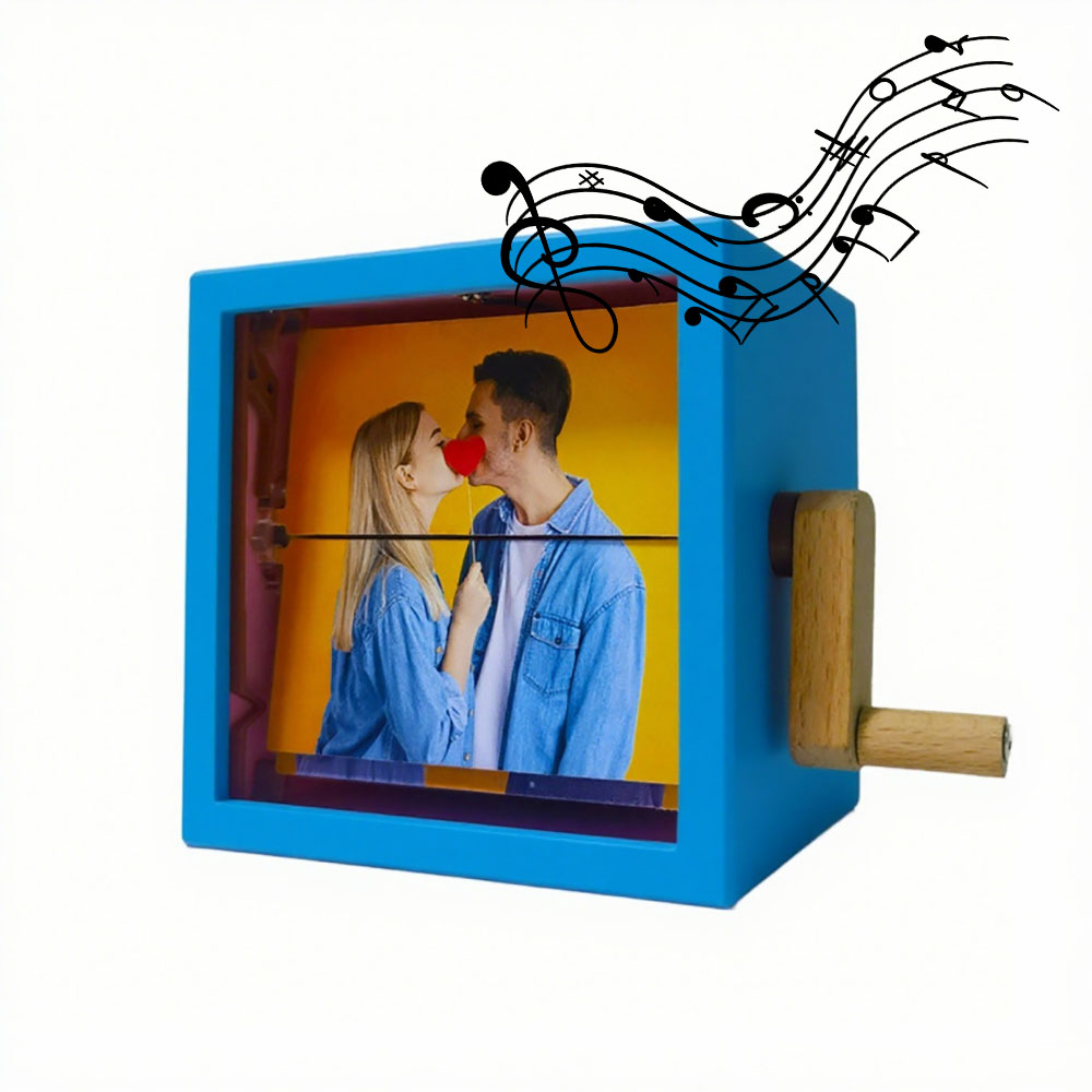 Personalisierte Whole Song Acryl Bunt Musik Frame Hand Motion Fotoalbu