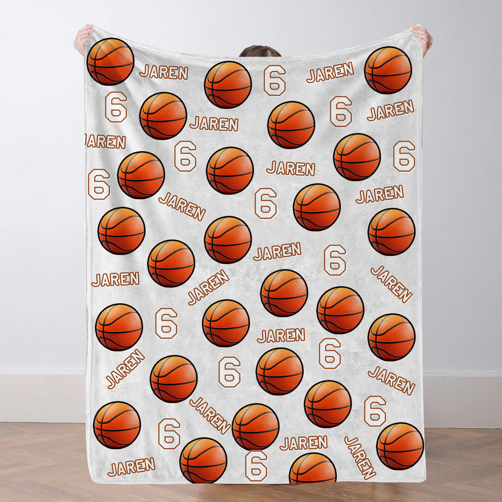 Personalisiertes Basketballdecke Mit Spielernamen Individuelle Sportde