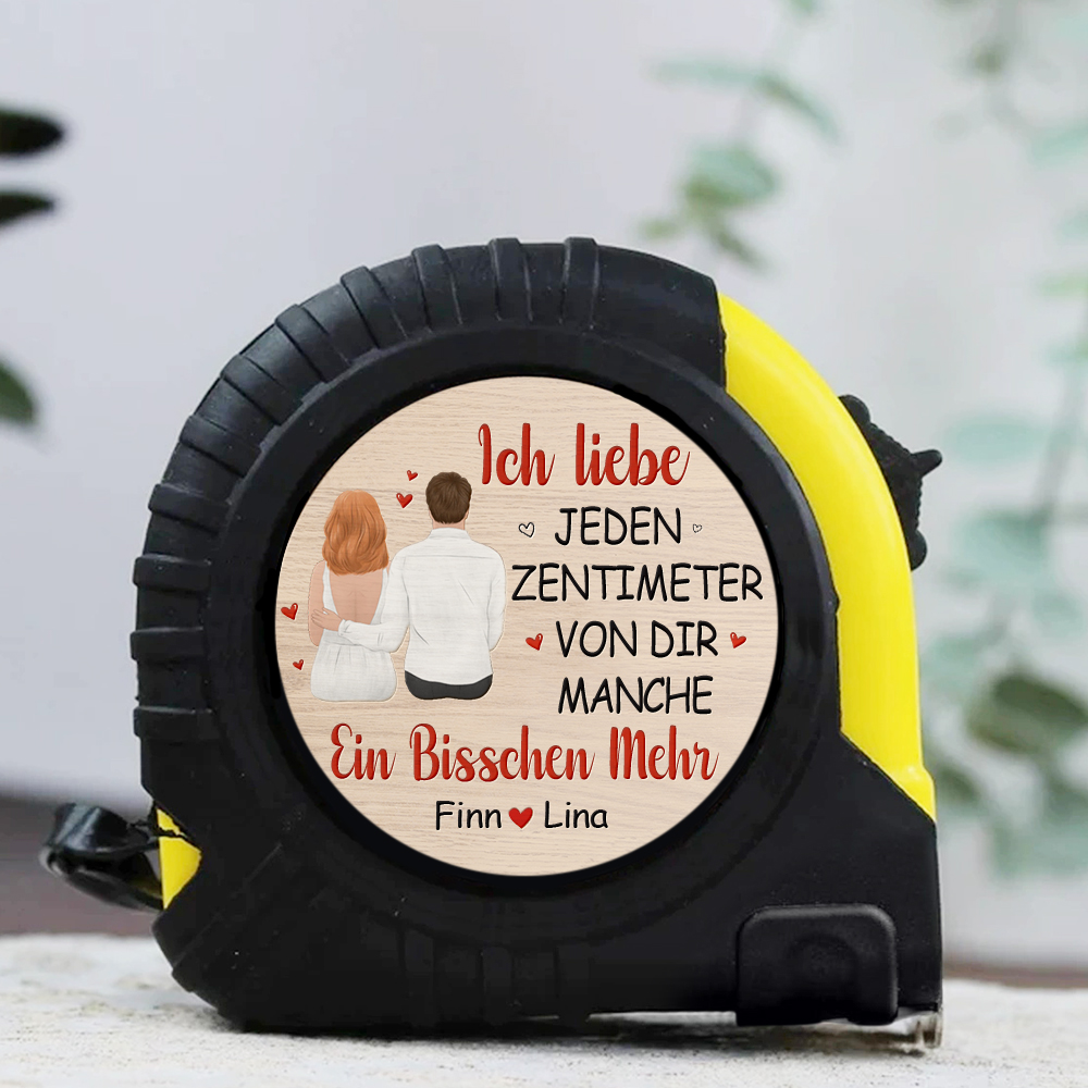 Personalisiertes Maßband Geschenk Für Ehemann Handwerker Zimmermann Paar Geschenk