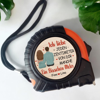 Personalisiertes Maßband Geschenk Für Ehemann Handwerker Zimmermann Paar Geschenk
