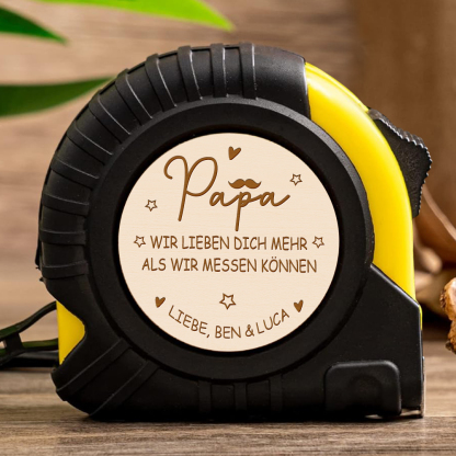 Personalisiertes Maßband Mit Namen Geschenk Für Papa Zum Vatertag