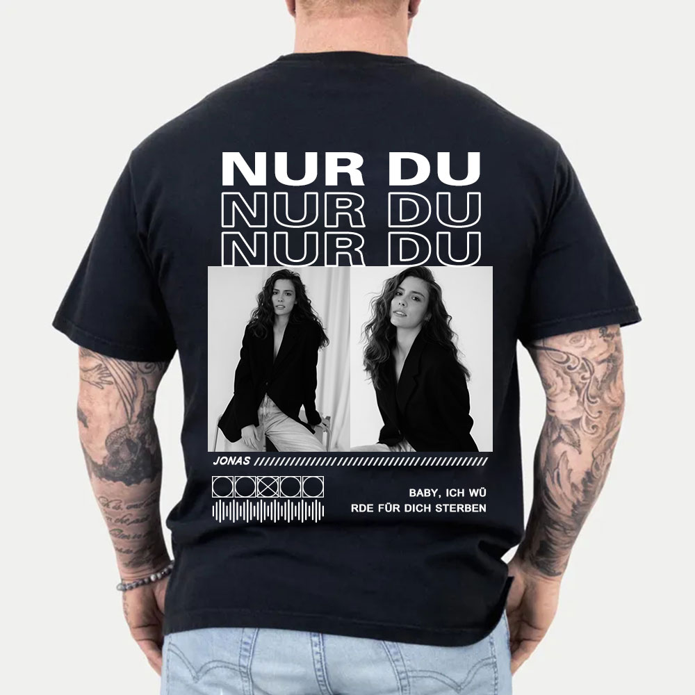 Personalisiertes Collage Foto TShirt Geschenk Für Freundin Oder Freund