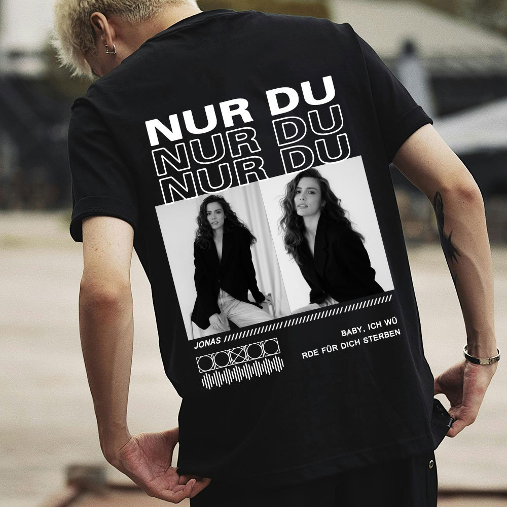 Personalisiertes Collage Foto TShirt Geschenk Für Freundin Oder Freund