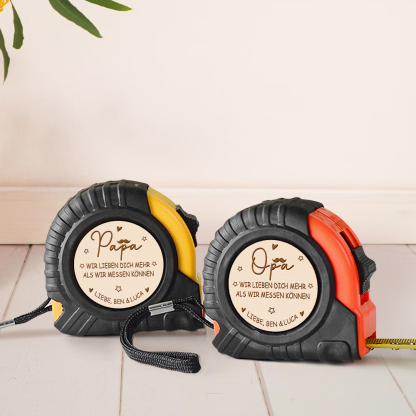 Personalisiertes Maßband Mit Namen Geschenk Für Papa Zum Vatertag