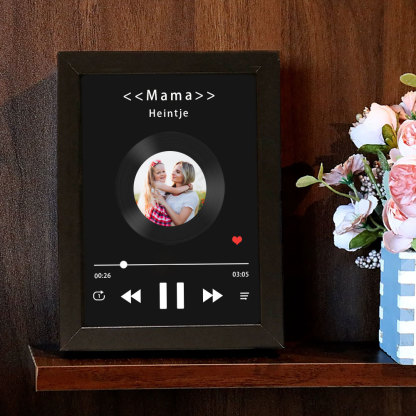 Personalisierter Musikrahmen mit mehreren Bildern und ganzer Songwiedergabe