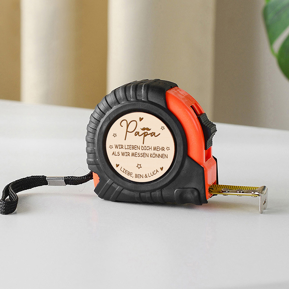 Personalisiertes Maßband Mit Namen Geschenk Für Papa Zum Vatertag