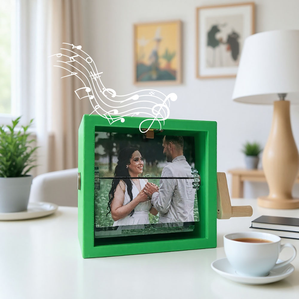 Personalisierte Whole Song Acryl Bunt Musik Frame Hand Motion Fotoalbum Nachtlicht Geschenk Für Sie Weihnachten