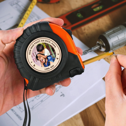Personalisiertes Maßband Mit Foto Werkzeug Geschenk Für Papa Und Handwerker