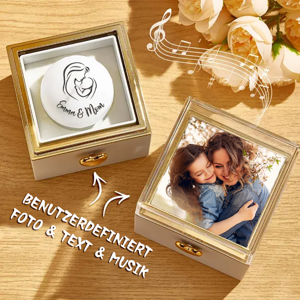 Personalisierte Spieluhr Spielt Ganzes Lied Geburtstagsgeschenke Magische Kerzenbox Jubiläumsgeschenke