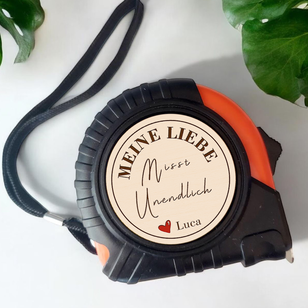 Personalisiertes Rollbandmaß Geschenk Für Paare Zum Vatertag Geburtstag Oder Weihnachten
