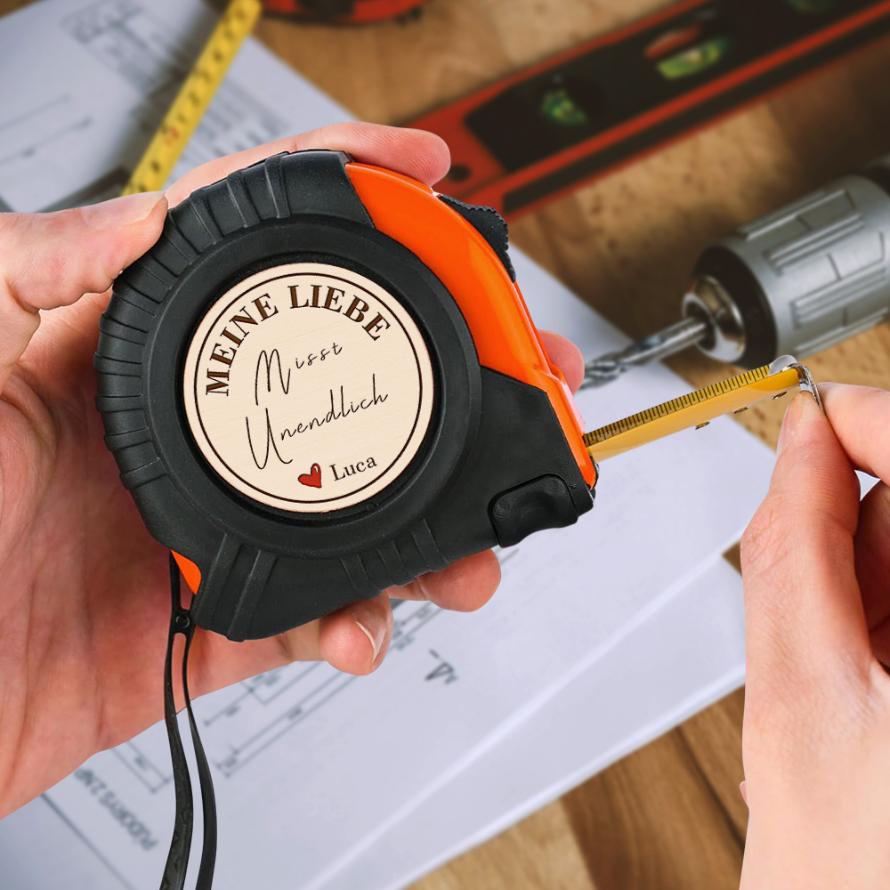 Personalisiertes Rollbandmaß Geschenk Für Paare Zum Vatertag Geburtstag Oder Weihnachten