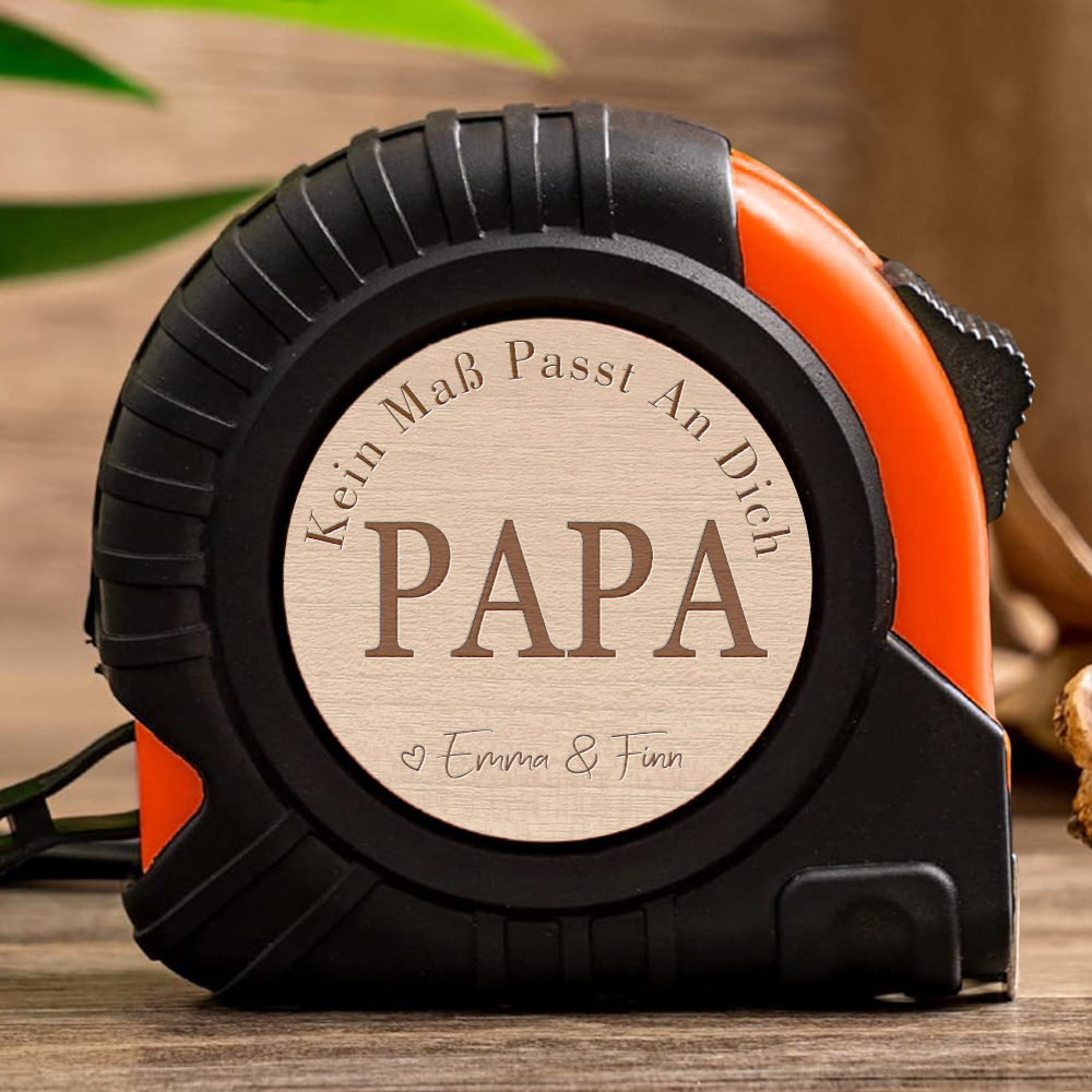 Personalisiertes Maßband Geschenk Für Papa Und Handwerker Zum Vatertag Oder Weihnachten