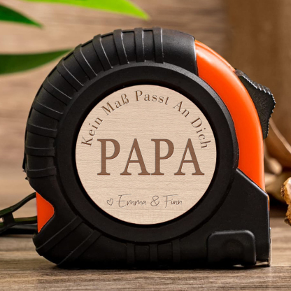 Personalisiertes Maßband Geschenk Für Papa Und Handwerker Zum Vatertag Oder Weihnachten