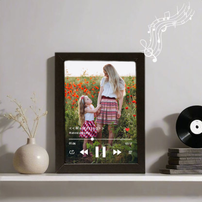 Personalisierter Musikrahmen mit mehreren Bildern und ganzer Songwiedergabe