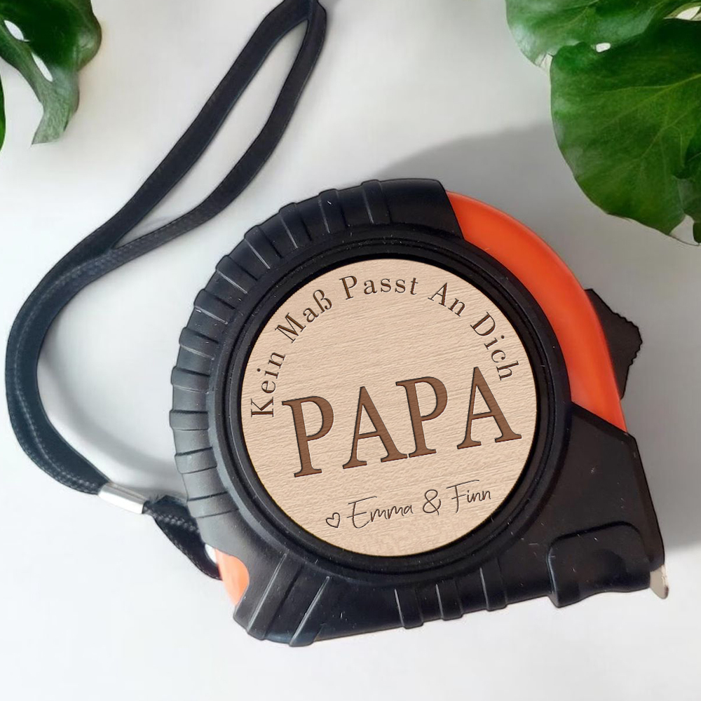 Personalisiertes Maßband Geschenk Für Papa Und Handwerker Zum Vatertag Oder Weihnachten