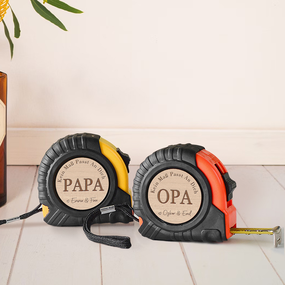Personalisiertes Maßband Geschenk Für Papa Und Handwerker Zum Vatertag Oder Weihnachten